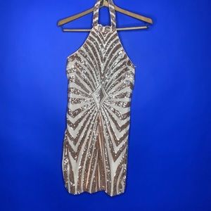 Light Pink/Peach Sequin Dress 💗